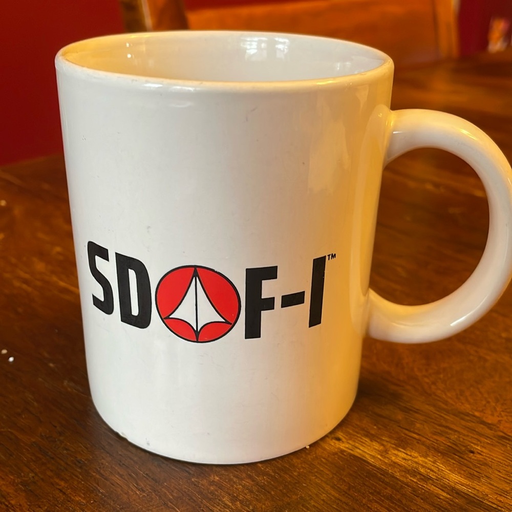 Robotech SDF-1 Vintage Mug